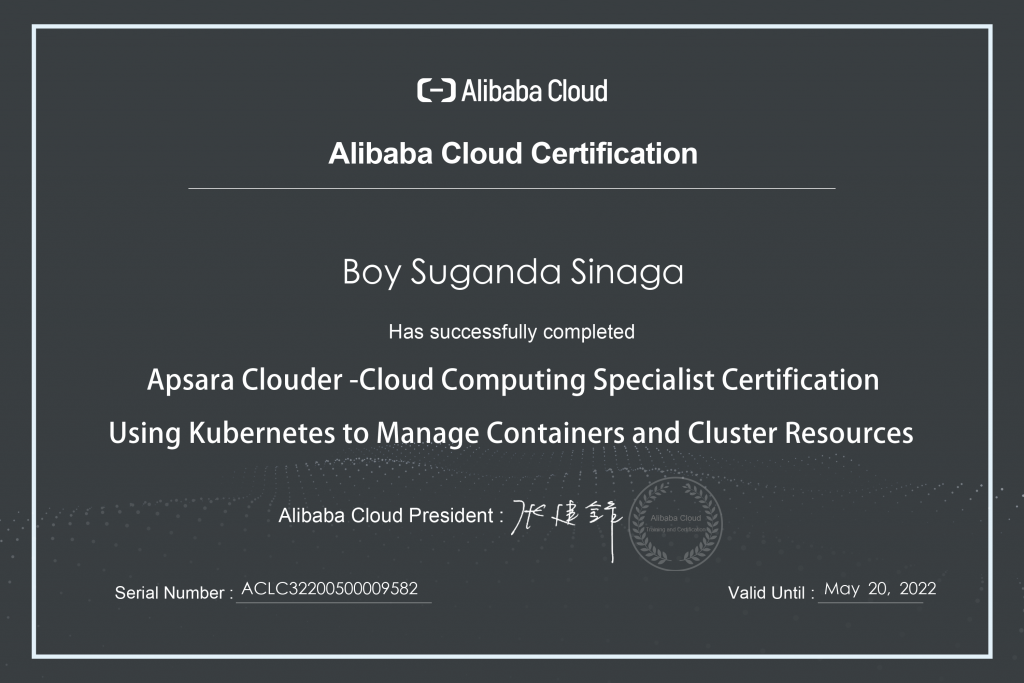 Apsara Clouder - Using Kubernetes to Manage Containers and Cluster Resources