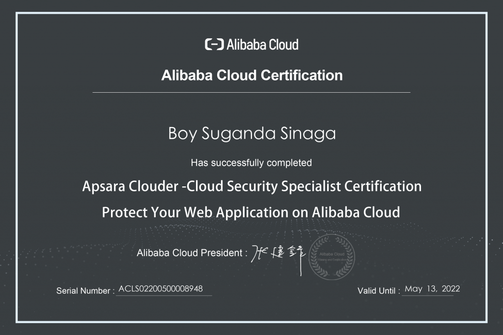 Apsara Clouder – Protect Your Web Application on Alibaba Cloud